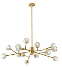 Bethel International Canada FT76C40BR - Chandelier Metal & Crystal