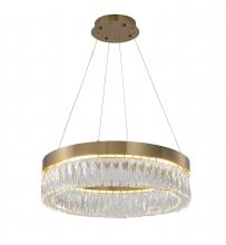 Bethel International Canada FT94C24G - LED Chandelier Stainless Steel & Crystal