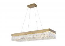 Bethel International Canada FT97C40G - LED Chandelier Stainless Steel & Crystal
