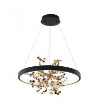 Bethel International Canada GL351C24B - Chandelier  Sand Black