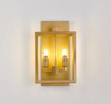Bethel International Canada KC04W16BR - Gold Outdoor Wall Sconce
