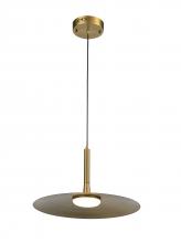 Bethel International Canada MOBM01 - LED Single Pendant Lighting Antique Brass
