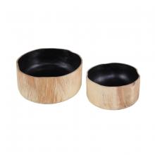 ELK Home H0077-9825/S2 - Weller Bowl - Set of 2 Black (2 pack)