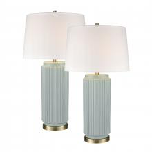 ELK Home S0019-10294/S2 - Knox 30'' High 1-Light Table Lamp - Set of 2 Light Blue