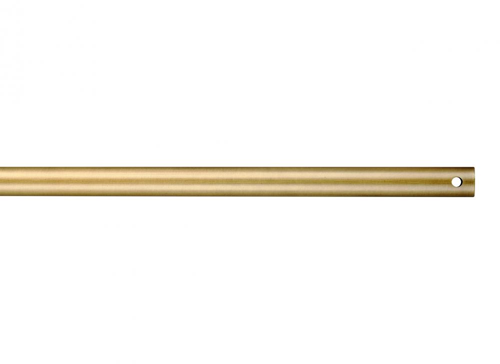 12" Downrod in Hand Rubbed Antique Brass